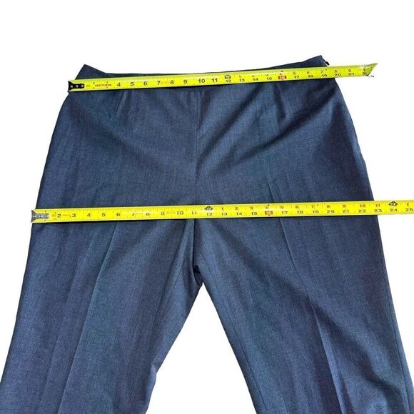 Lafayette 148 Women's Gray Grey Lambswool Dress Pants Sz Medium Stretch Career - Picture 5 of 7